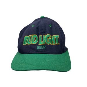 VTG Bud Light 6 Panel Hat Size 7 1/4